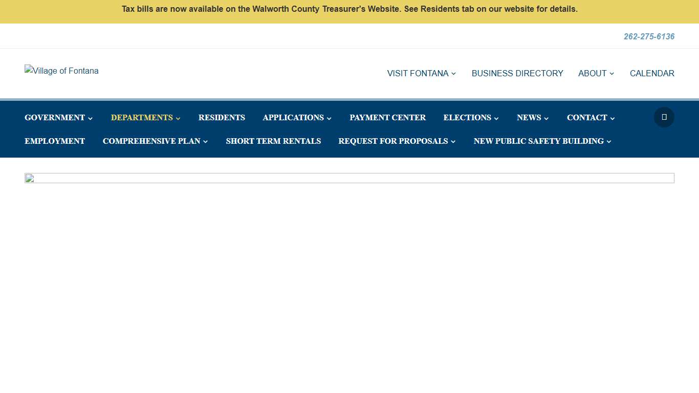 Police - Village of Fontana